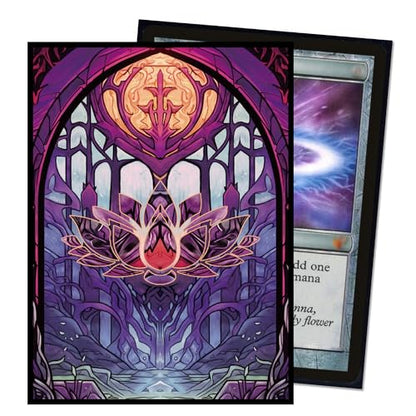 UAONO MTG Card Sleeves 100ct - Lotus - Art Card Sleeves Deck Protector, Clear Front & Matte Textured Back, Sleeves for Magic The Gathering - color: Lotus