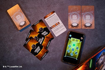 Asmodee Star Wars UNLOCK! The Escape Game - Embark on Epic Escape Room Adventures in a Galaxy Far, Far Away, Cooperative Game for Kids & Adults, Ages 10+, 1-6 Players, 1 Hour Playtime