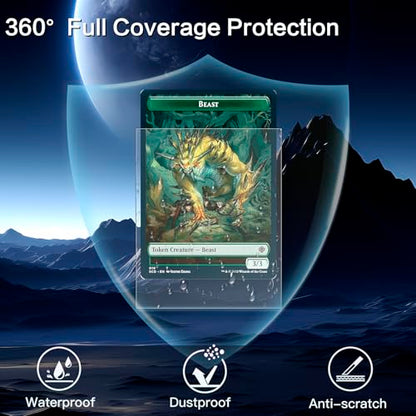 600/1200 Pcs Card Sleeves, MTG Card Sleeves for Standard Cards, Transparent Trading Cards Sleeves Fit for TCG, Baseball, Football Card, Sports Cards, Game Cardsnts Card Sleeves(1200PCS) - size: 1200PCS