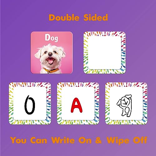 Hebayy 72 PCS Memory Matching Game, Real Animal Matching Cards for Toddlers 36 Pairs Memory Cards for Preschool 4 5 6 Years Old - style: Real Animals-A