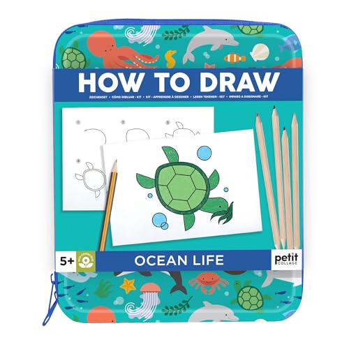 Petit Collage How to Draw: Ocean Life