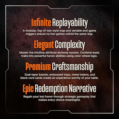 Orange Nebula Vindication Villages & Hamlets Board Game Expansion – Resource Management and Control