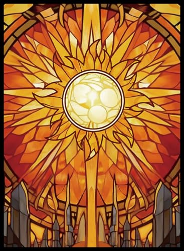 UAONO MTG Card Sleeves 100ct - Plains - Art Card Sleeves Deck Protector, Clear Front & Matte Textured Back, Sleeves for Magic The Gathering, Basic Lands Series - color: Plains