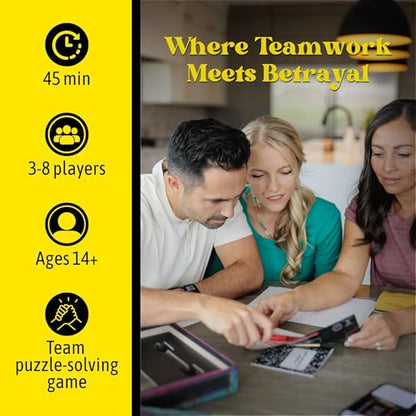 Mystery Escape Room Game for Adults Detective Puzzle Series | Immerse in thrilling clues, mind-bending riddles, and unforgettable detective adventures with Finders Seekers!