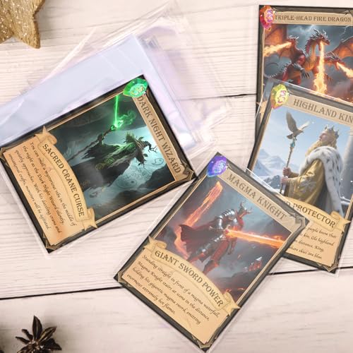 10000 Count MTG Card Sleeves Top Loaders for Trading Cards, Clear Baseball Card Sleeve, Soft Penny Card Sleeves Protectors Fits MTG Cards, Sports Cards, Game Cards - color: 10000p