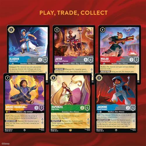 Ravensburger Disney Lorcana TCG: Illumineer’s Quest – Palace Heist | Cooperative Adventure Against Jafar | Solo or Team Play| Includes Exclusive Cards & Playmat | Ages 8+