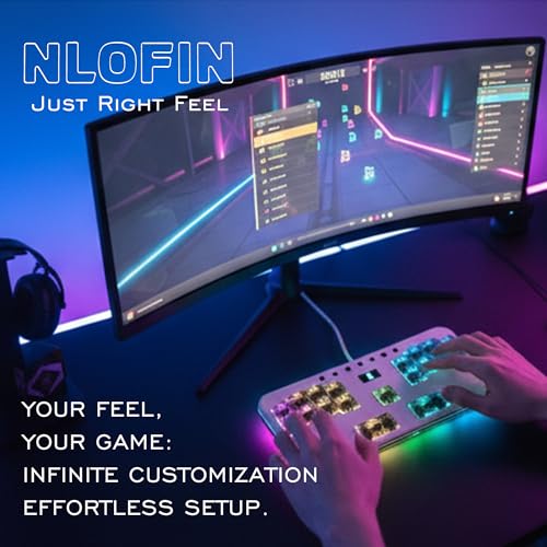Gaming Keyboard for Music Rhythm Games Customizable Mechanical Keyboard (Yellow) - color: Yellow