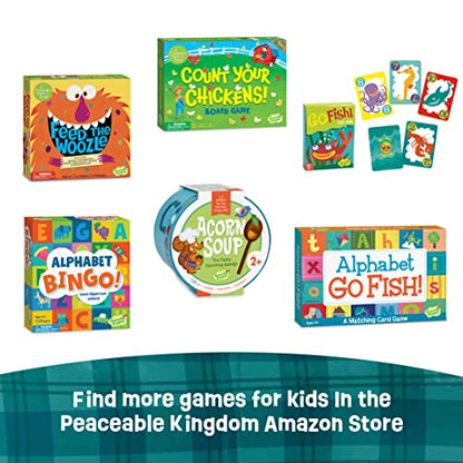 Peaceable Kingdom Snug as a Bug in a Rug Award Winning Cooperative Preschool Skills Builder Game for 2 to 4 Kids ages 3+ | Cooperative preschool game—match colors, shapes and counts to tuck the bugs in before the stink bugs sneak in, ages 3+