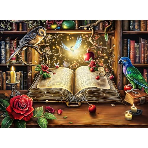 300 Pieces Puzzle for Adults, Magic Book Jigsaw Puzzle - style: Magic Book