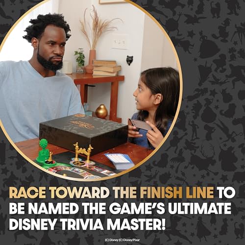 Disney Trivia Board Games for Family Night, Travel Games, Strategy Game, 6+ | Disney Toys, Family Game Night, Travel Games, Screen-Free, Holiday Game, Kids Board Game, Strategy Games