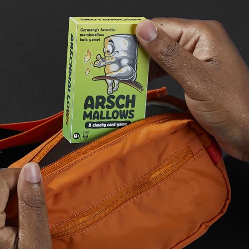 Hasbro Gaming Arschmallows Game | Marshmallow Butt Game | Funny Party Card Games for Teens, Adults, and Families | 2 to 6 Players | Indoor Summer Activities | Ages 13+ (Amazon Exclusive)