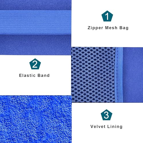 Hard EVA Carrying Storage Case Compatible with Retroid Pocket Flip 2 / Retroid Pocket Classic Retro Game Handheld Console Protective Travel Storage Box (Blue) - color: Blue