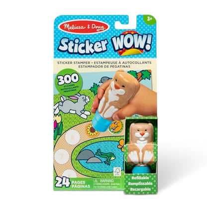 Melissa & Doug Bunny Sticker Activity Pad & Stamper Book, 1 EA - color: Bunny, size: Single