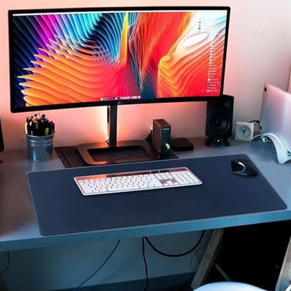 XXL Gaming Mouse Pad 35.4x15.7 Professional Large Mouse Pad & Computer Game Mouse Mat-90x40 Darkblueus - color: 90x40 Darkblueus, size: 35.4x15.7x0.1IN