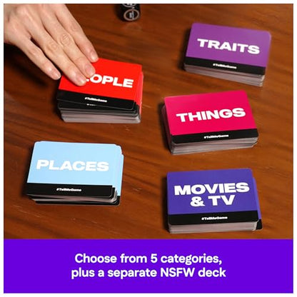 Spin Master Games, Tell Me Without Telling Me, 2025 Edition with New Cards, The Viral Adult Party Game for Friendsgiving, Adult Card Game, 4+ Players, for Ages 18 & Up - style: Tell Me Without Telling Me (New Edition)