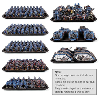 Jucoci Miniatures Storage Case Miniatures Transport Case (2 PCS Set) - size: 2 PCS Set