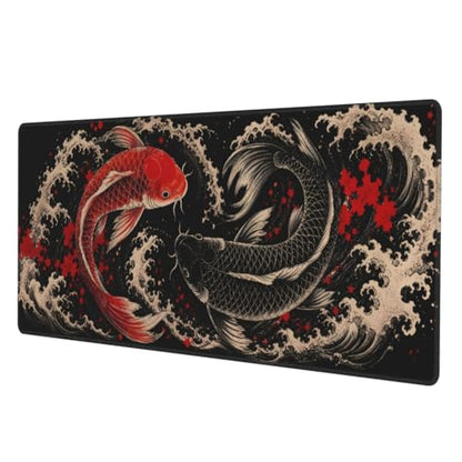 Extended Gaming Mouse Pad, Large Mouse Mat, XL Desk Pad for Keyboard and Mouse, Non-Slip Rubber Base & Stitched Edges for Gamer Office 31.5x11.8 in - color: 10