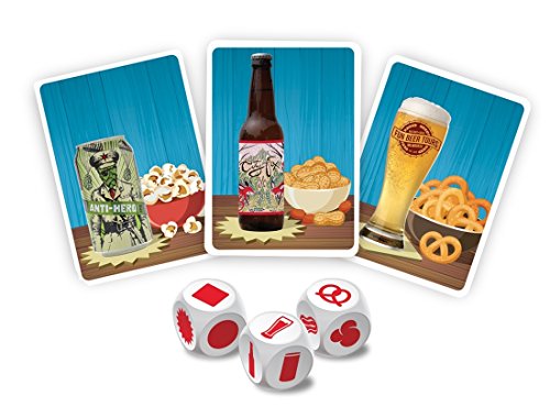 Foxmind, Brew Dice, A Premium Brewed Game - Family Card Gameplay, 2-4 Adult Players, for Ages 21+
