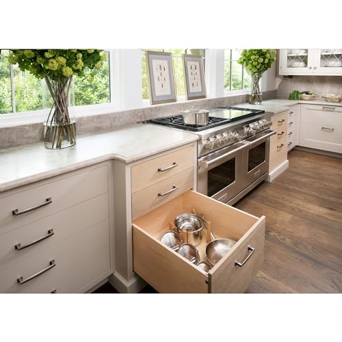 Rev-A-Shelf Trimmable Pegboard Drawer Divider Organizer | Trim to Custom Fit Wooden Kitchen Cabinet Storage Utensil, Pots & Dish Rack, 30 x 21, 4DPS-3021 - size: 30" W x 21" D