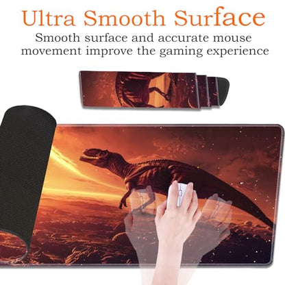 for MTG Playmat Non-Slip Rubber Play Mat with Storage Bag Combination, Ideal for Card Game Lovers TCG Play Mat, Dinosaur - color: Dinosaur