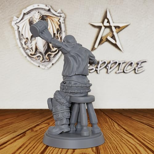 Drunken Orcs Unpainted Miniature, DND Minis for Dungeons and Dragons, Fantasy Tabletop RPG Game Figurine, TTRPG Role Playing Accessory, Ideal for DMS & Tavern Encounters-AS476