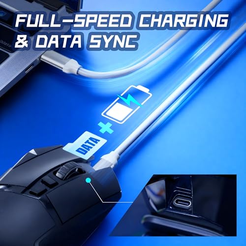 USB-C Charging Adapter Compatible with Logitech G502 Wireless Gaming Mouse | No Dock,Micro-USB to Type-C Converter | Compact & Lightweight Design | Charging & Data Transfer | Model-Specific