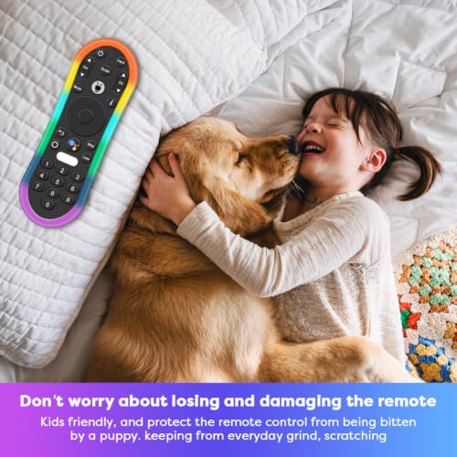 Silicone Case for TiVo Stream 4K Remote, Anti-Slip Shockproof Protective Cover for TiVo Stream Remote Controller Sleeve Protector Skin (Rainbow) - color: Rainbow