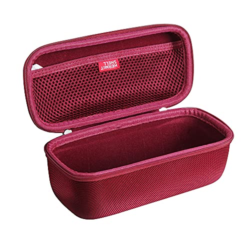 Hermitshell Hard Travel Case for Ortizan Portable Bluetooth Speaker IPX7 Waterproof Wireless Speaker (Wine Red) - color: Wine Red