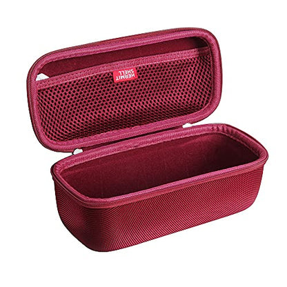 Hermitshell Hard Travel Case for Ortizan Portable Bluetooth Speaker IPX7 Waterproof Wireless Speaker (Wine Red) - color: Wine Red