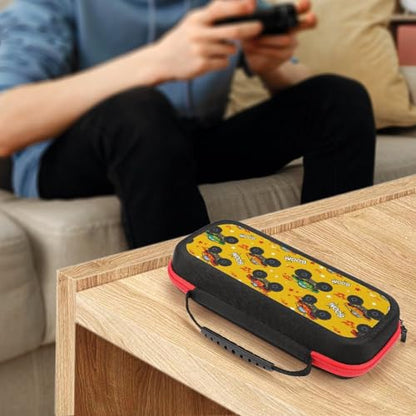 AoHanan Monster Truck Cartoon Switch Carrying Game Case with 20 Games Cartridges Hard Shell Travel Protection Case for Switch Console & Accessories - color: Monster Truck Cartoon