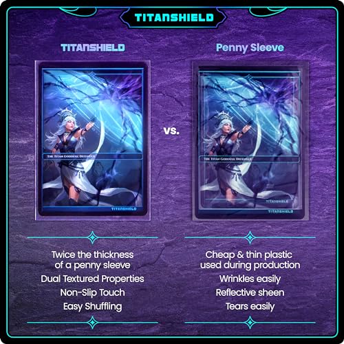 TitanShield Premium Card Sleeves | Compatible with Pokemon, One Piece, Lorcana, Flesh & Blood, & Magic The Gathering MTG | (150 Sleeves - Standard) (1, Clear, Standard | 66x91mm) - color: Clear, size: Standard | 66x91mm