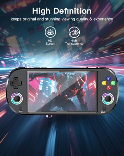 3 Pack Screen Protector for M22 Pro Retro Handheld Game Console, 9H Hardness Tempered Glass for M22 Pro Retro Handheld Game Console,Anti-Scratch, HD Clarity,Bubble Free