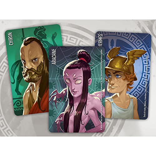 Horrible Guild Similo Myths: A Fast-Playing Family Card Game - Guess The Secret Mythical Character, 1 Player is The Clue Giver & Others Must Guess The Character, 2-8 Players, Ages 8+, 20 min - style: Myths
