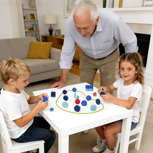 Magnet Chess Game, Magnet Game with String & Silicone Stones, Magnetic Chess Gifts for Teen Boys Girls, Magnetic Stones for Family Games Night, Stocking Stuffers with Travel Games for Kids & Adults