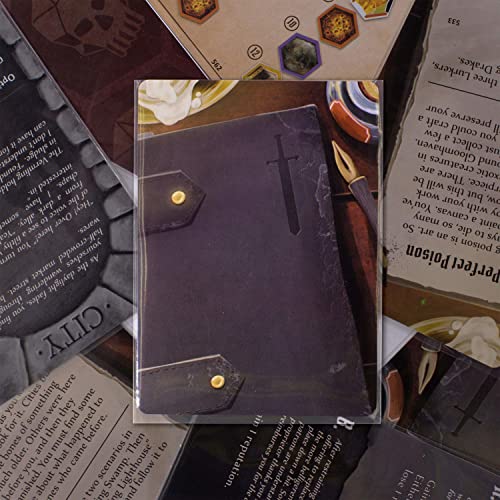 150 Board Game Card Sleeves - Durable 2.5" x 3.5" Plastic Card Protectors for Game Components & Collectible Card Games - Compatible with TCG Games & Standard Poker Size Cards