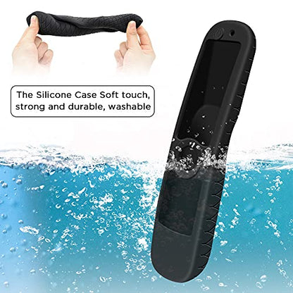 Silicone Case for LG AN-MR21GA / AN-MR22GA Remote Control [Shockproof] Anti-Slip Protective Cover for LG MR23GA MR24GN Magic Remote Case Sleeve Holder Protector Skin (Black) - color: Black