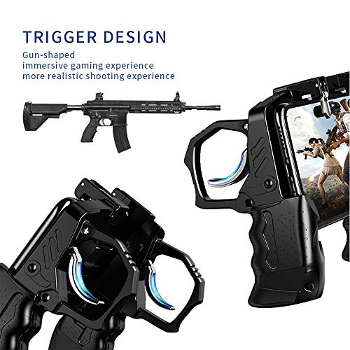 Newseego for Mobile Game Controller, Game Controller Gamepad with L1R1 Trigger for Sensitive and Aim Trigger Controller for Android & iOS for Rules of Survival