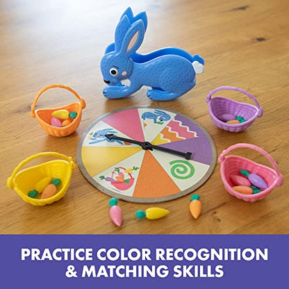 Educational Insights Hoppy Floppy's Happy Hunt - Toddler Board Games Ages 3-5, Early Learning Games for Preschoolers, Fine Motor Skills Toys for Preschool, Color-Matching Board Game