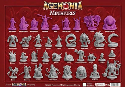 Agemonia: Miniatures Pack - A Board Game Expansion by Lautapelit.fi – 1-4 Players - Board Games for Family – 60-120 Minutes of Gameplay - Games for Family Game Night - for Teens and Adults Ages 14+