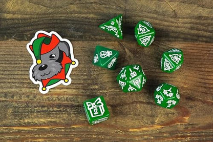 1985 Games Holiday Mystery Dice Bag - Wide Range of Patterns for Gaming, Role Playing, Table Games (Pack of 6) - color: Holiday Mystery Dice, size: Pack of 6