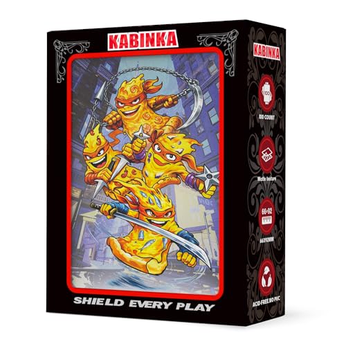 Kabinka MTG Card Sleeves-Turtles 100 Standard Size Pack Clear Front & Matte Finish Back MTG Sleeves for Magic The Gathering TCG - color: B