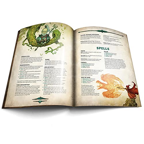 Free League Publishing Dragonbane: Mirth & Mayhem Roleplaying Game Core Set, Includes Dice, Rulebook, Adventures, Map, and More, RPG Tabletop Board Game for Adults, Family, Teens 13+