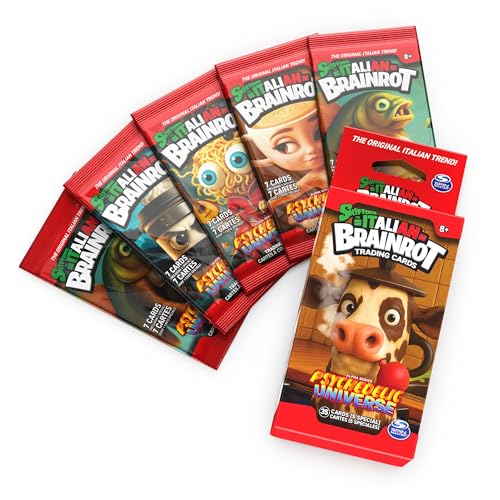 Skifidol Italian Brainrot Official Trading Card Game 5-Pack Blind Booster Box, 35 Cards of Wave 1: Psychedelic Universe, Collectible TCG, for Ages 8 & Up - style: 5-Pack Blind Booster Box, 35 Cards