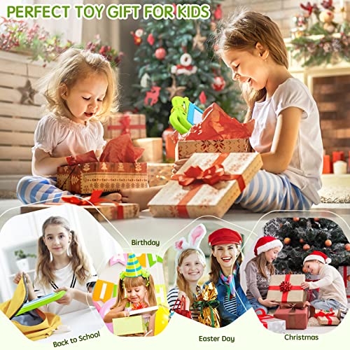 AiTuiTui Magnetic Drawing Board Mini Travel Doodle, Erasable Writing Sketch Colorful Pad Area Educational Learning Toy for Kid/Toddlers/Babies with 3 Stamps and 1 Pen (Green) - color: Green