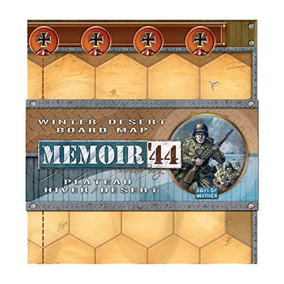 Memoir '44 Winter-Desert Map EXPANSION - Expand Your Battlefield Horizons! Strategy Game for Kids & Adults, Ages 8+, 2 Players, 30-60 Minute Playtime, Made by Days of Wonder