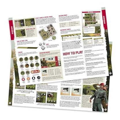 Word Forge Games: SAS Rogue Regiment - Core Game, Strategy Board Game, WWII Stealth Action Game, Military Theme, Ages 14+, 1-4 Players, 60 Min - style: Base Game