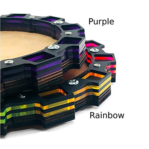 Dice Tray C4Labs Sprocket Design for Gaming, Tabletop, RPG ~ Purple - color: Purple