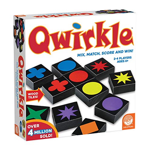 MindWare Complete Qwirkle Family Game Pack: Original, Travel, Rummy, and Bonus Pack