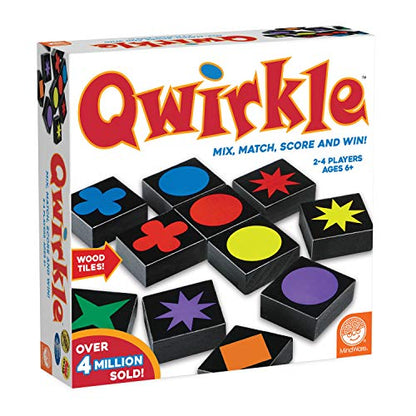 MindWare Strategy Games Pack - Qwirkle, Qwirkle Rummy & Bonus Pack - Family & Adult Party Games - Ages 6+