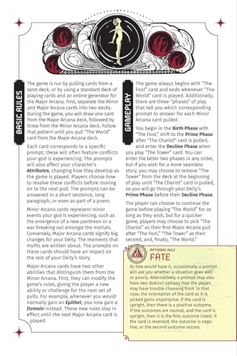 Deify: A Mythical Solo Role-Playing Game